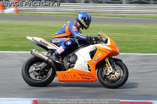 2009-05-09 Monza 1197 Superbike - Qualifyng Practice - Roland Resch - Suzuki GSX-R 1000 K9